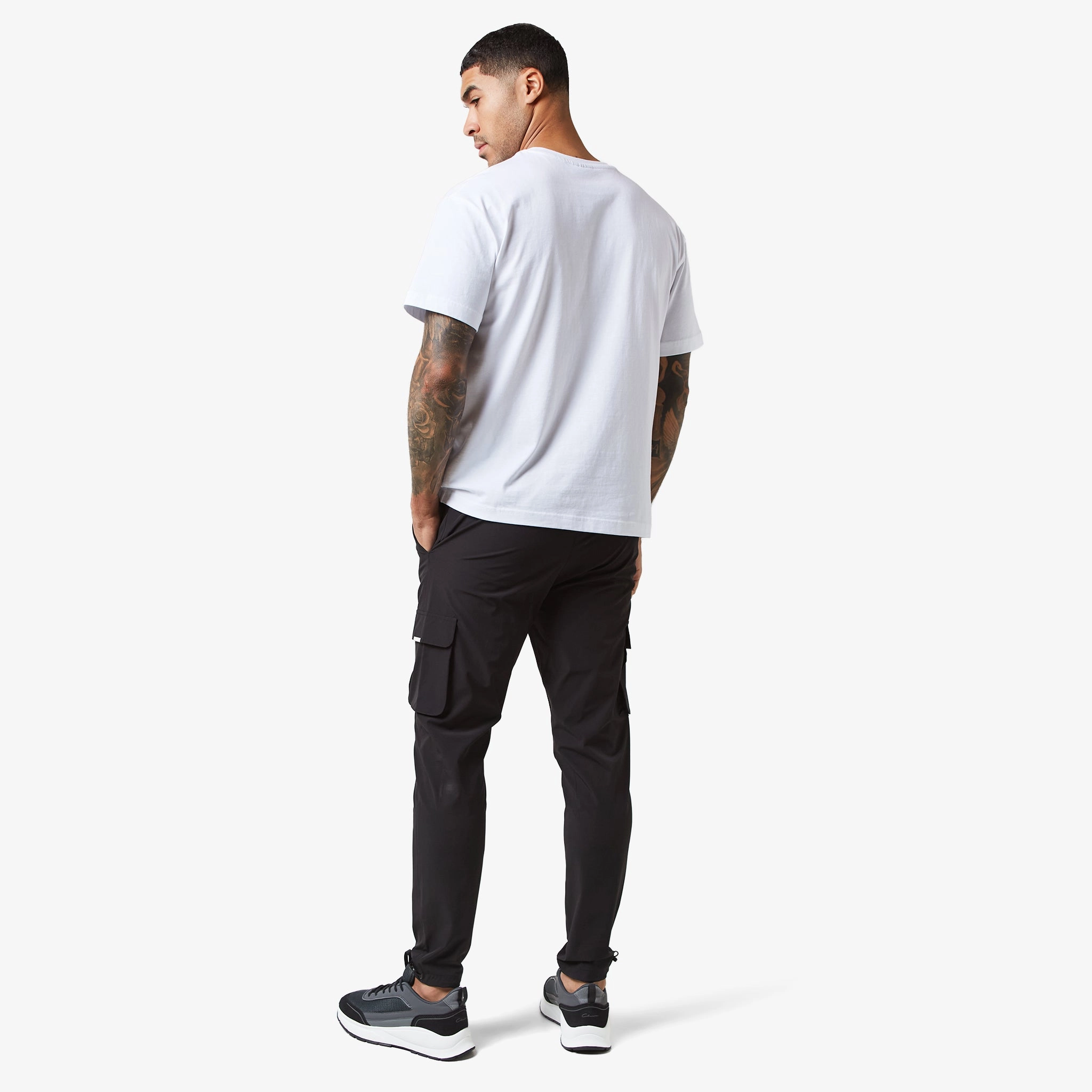 Stretch Tech Cargo Pant | Black