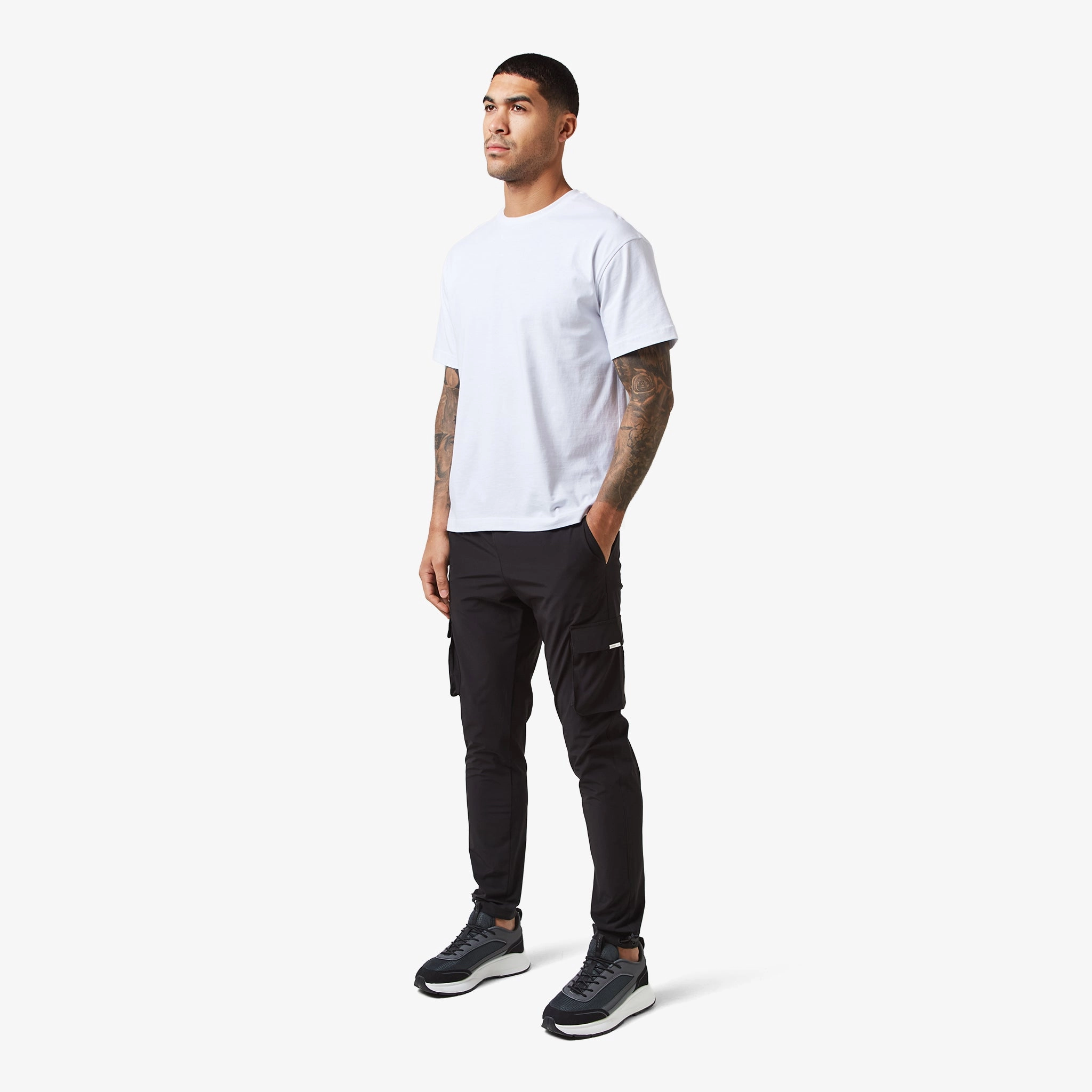 Stretch Tech Cargo Pant | Black