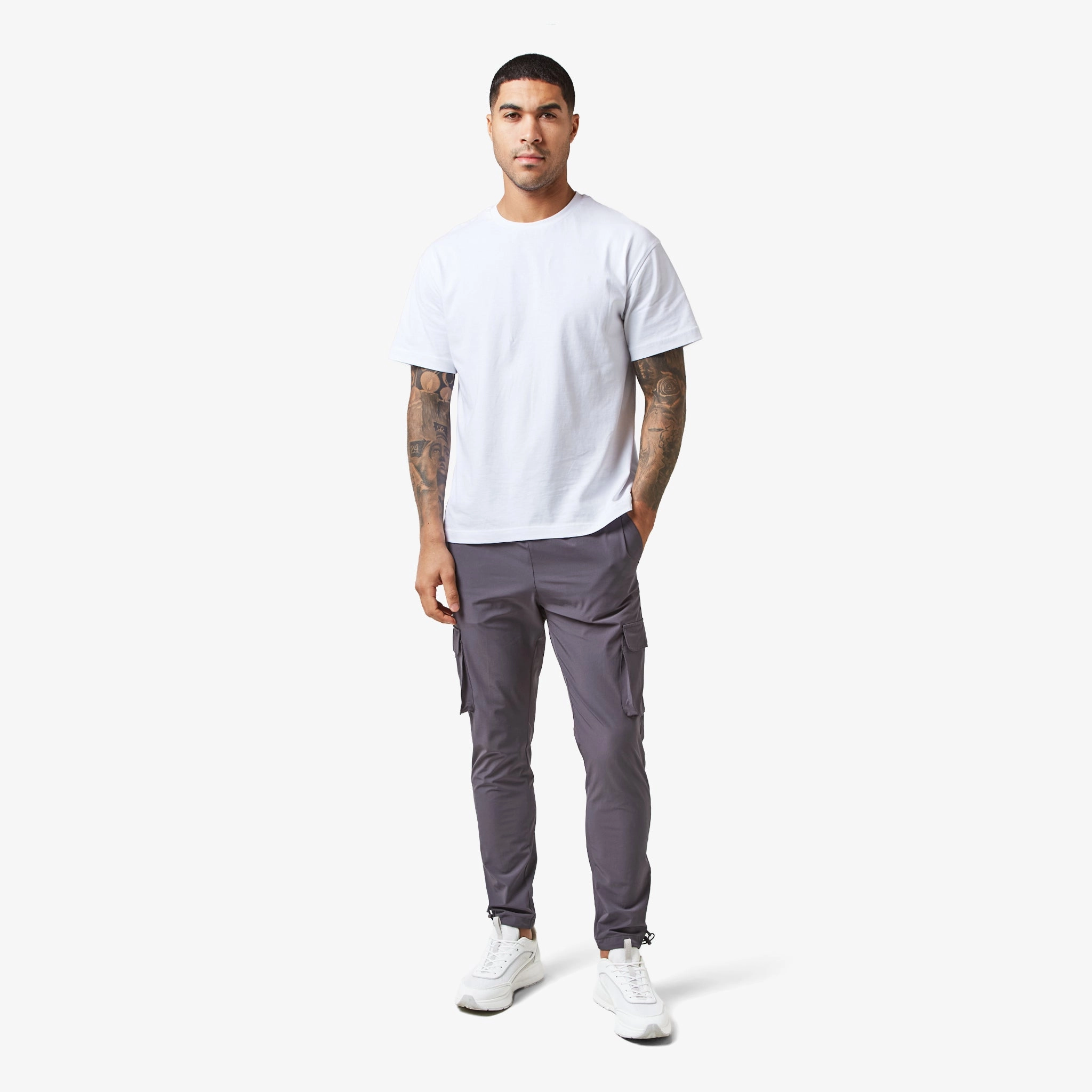 Stretch Tech Cargo Pant | Dark Grey