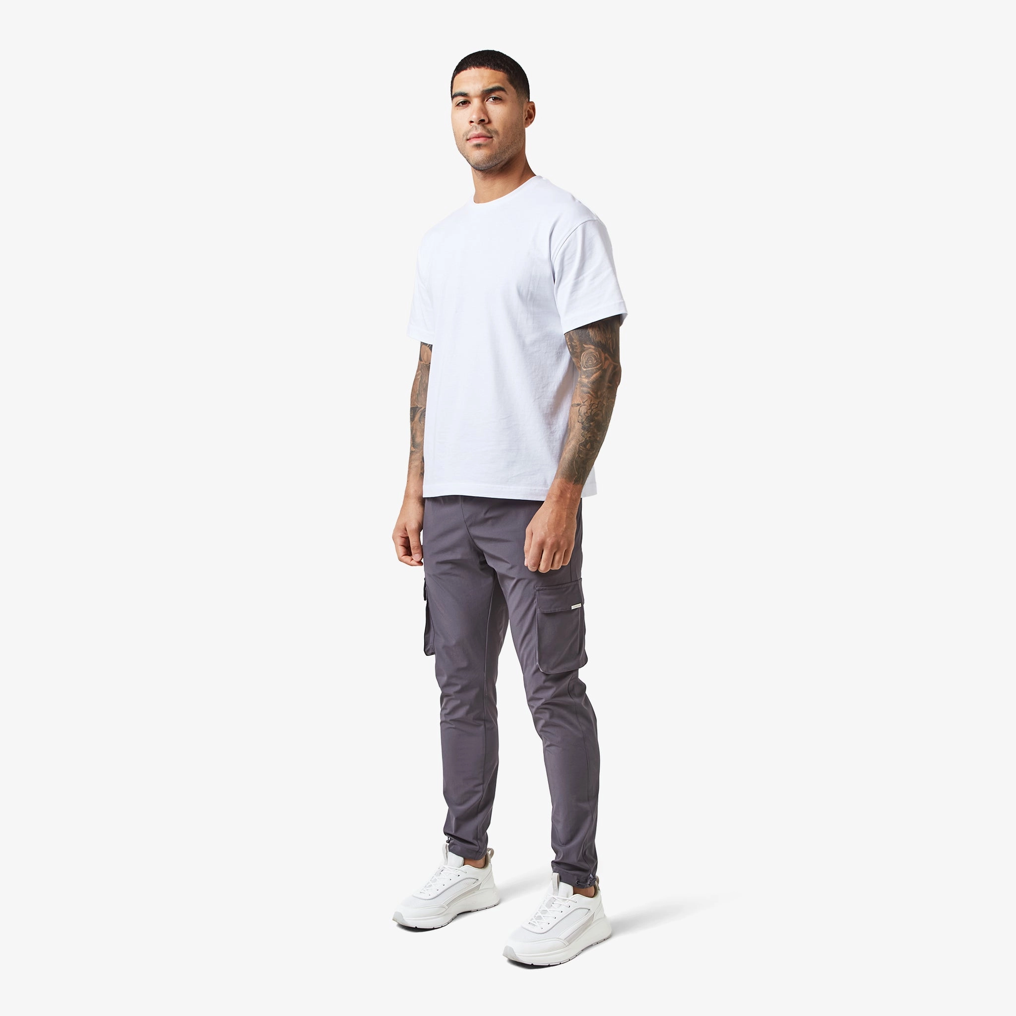 Stretch Tech Cargo Pant | Dark Grey
