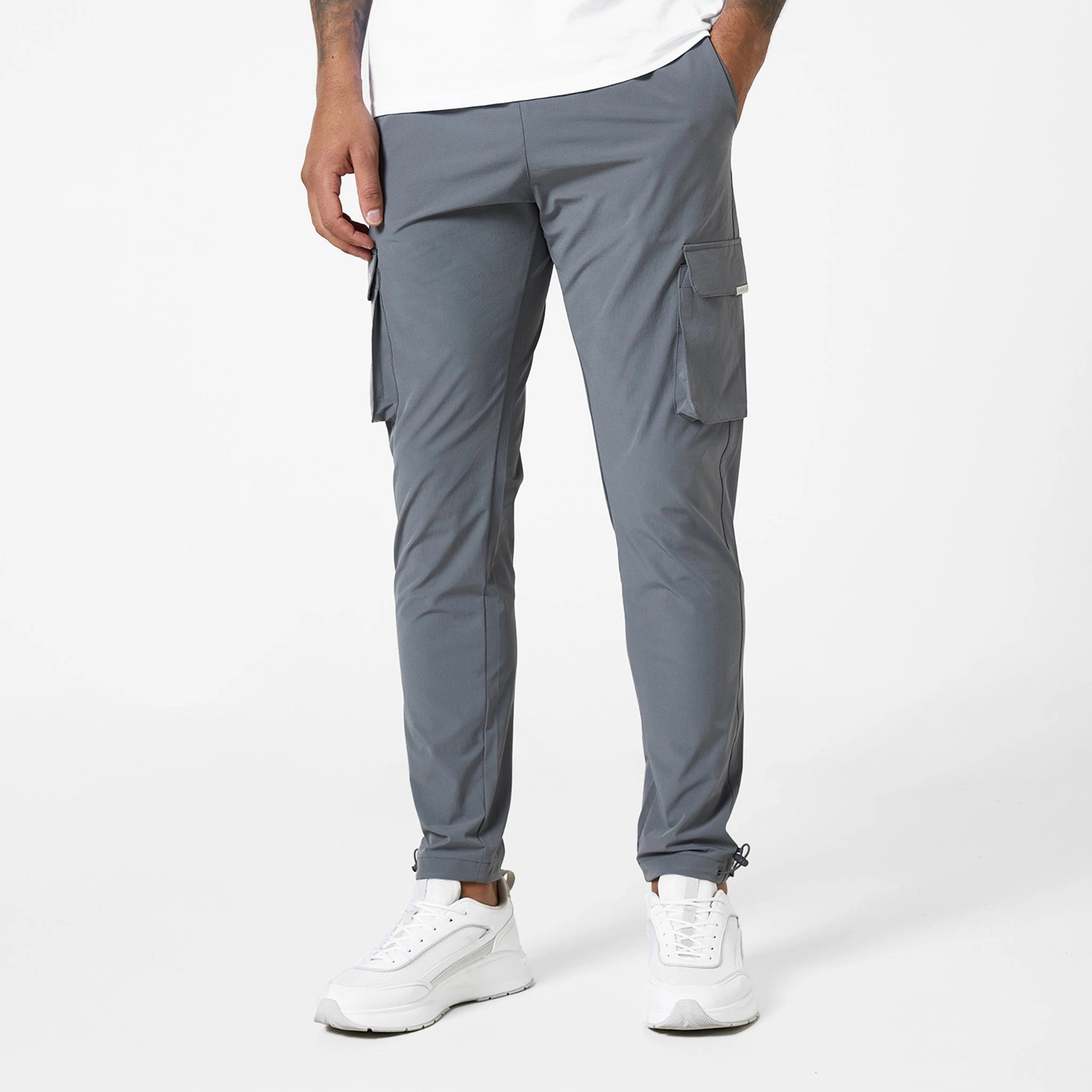Stretch Tech Cargo Pant | Mid Grey
