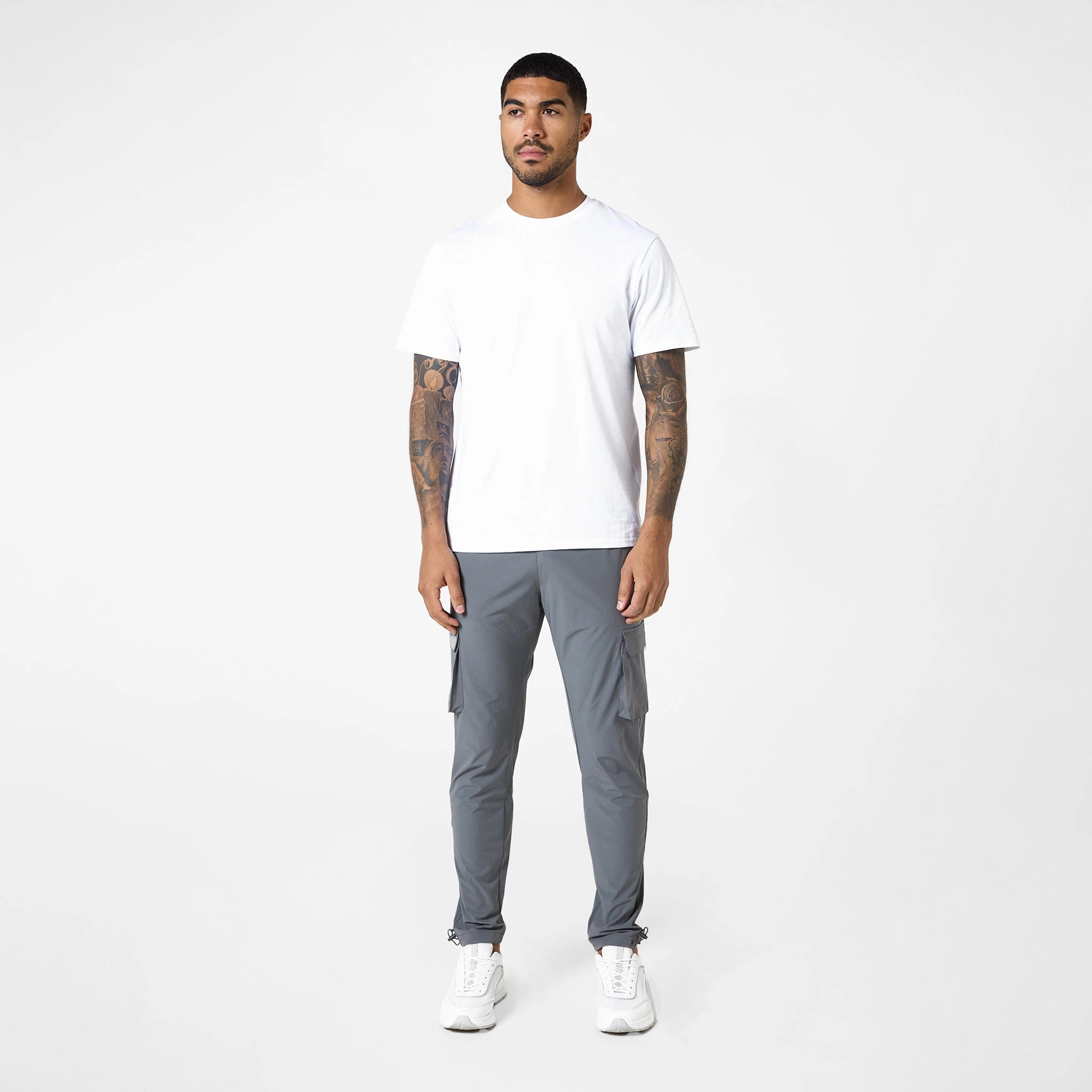 Stretch Tech Cargo Pant | Mid Grey