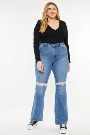 Sunflower Essentials High Rise Bootcut Jeans ( Plus Size)