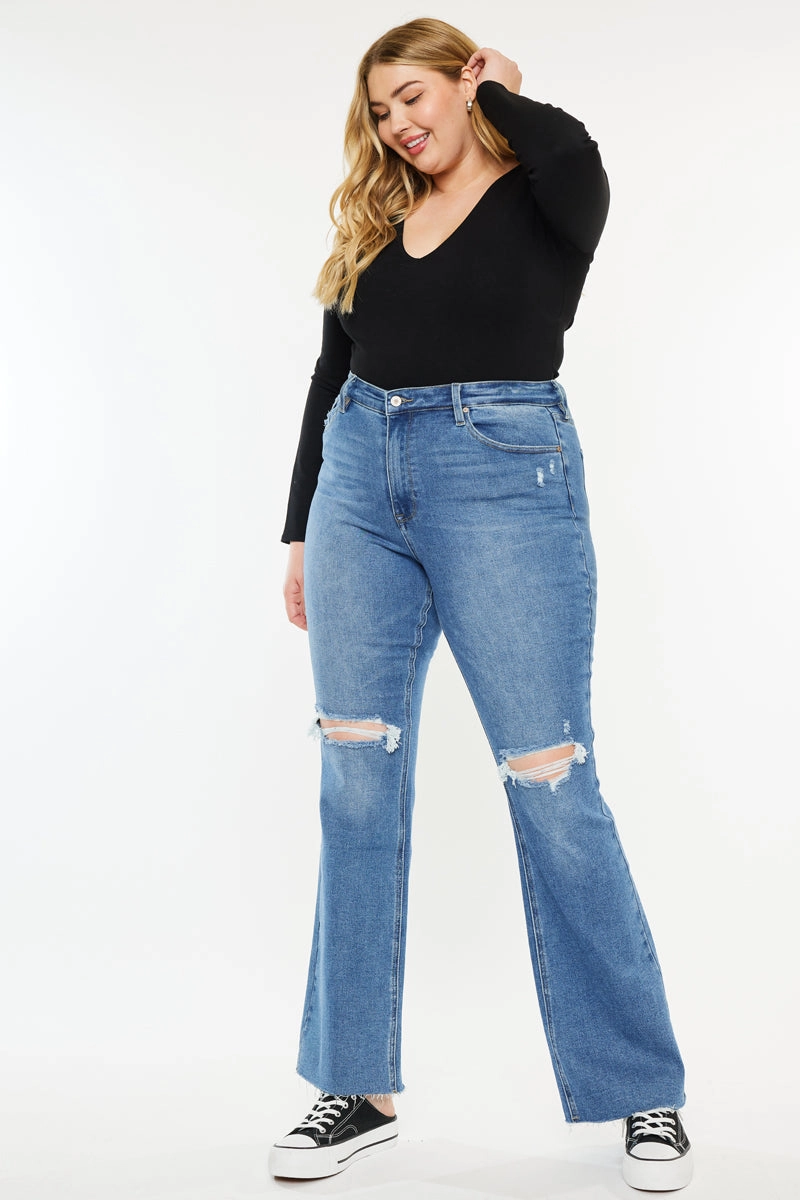Sunflower Essentials High Rise Bootcut Jeans ( Plus Size)