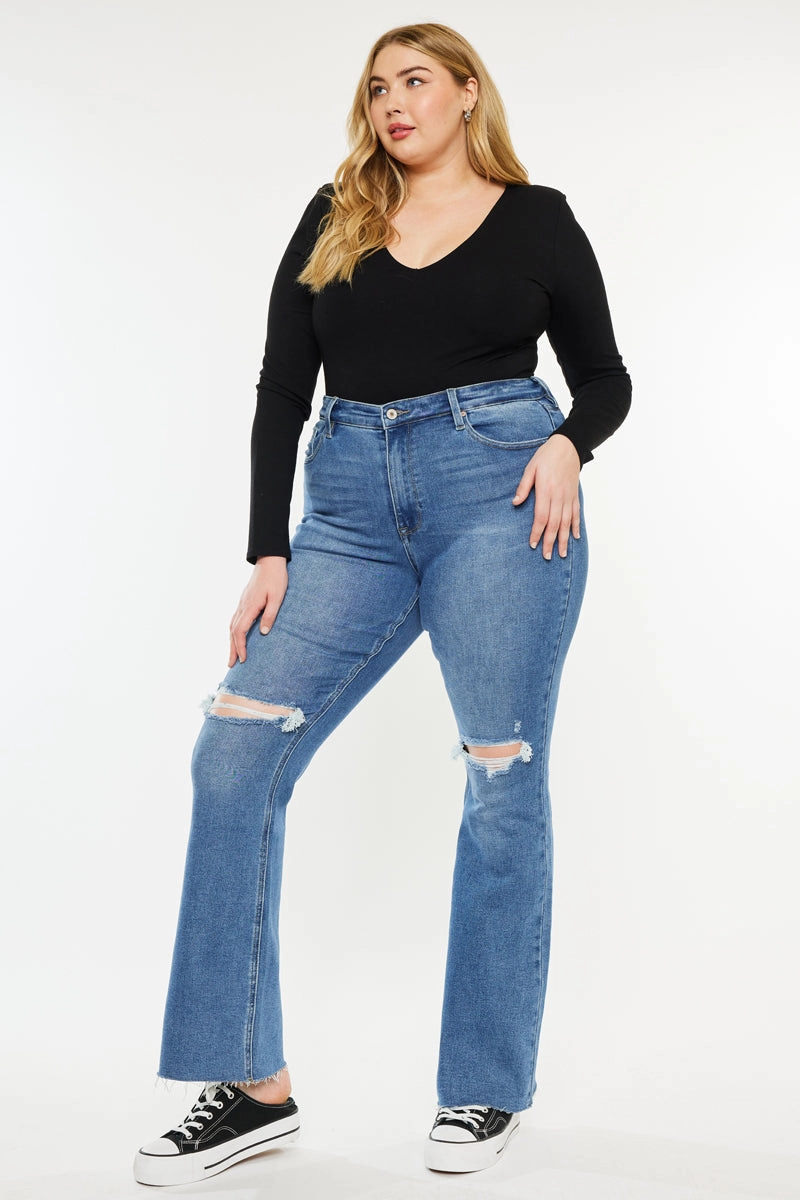 Sunflower Essentials High Rise Bootcut Jeans ( Plus Size)