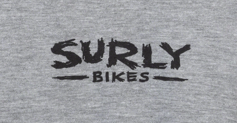 Surly The Ultimate Frisbee Womens T-Shirt - Gray Large
