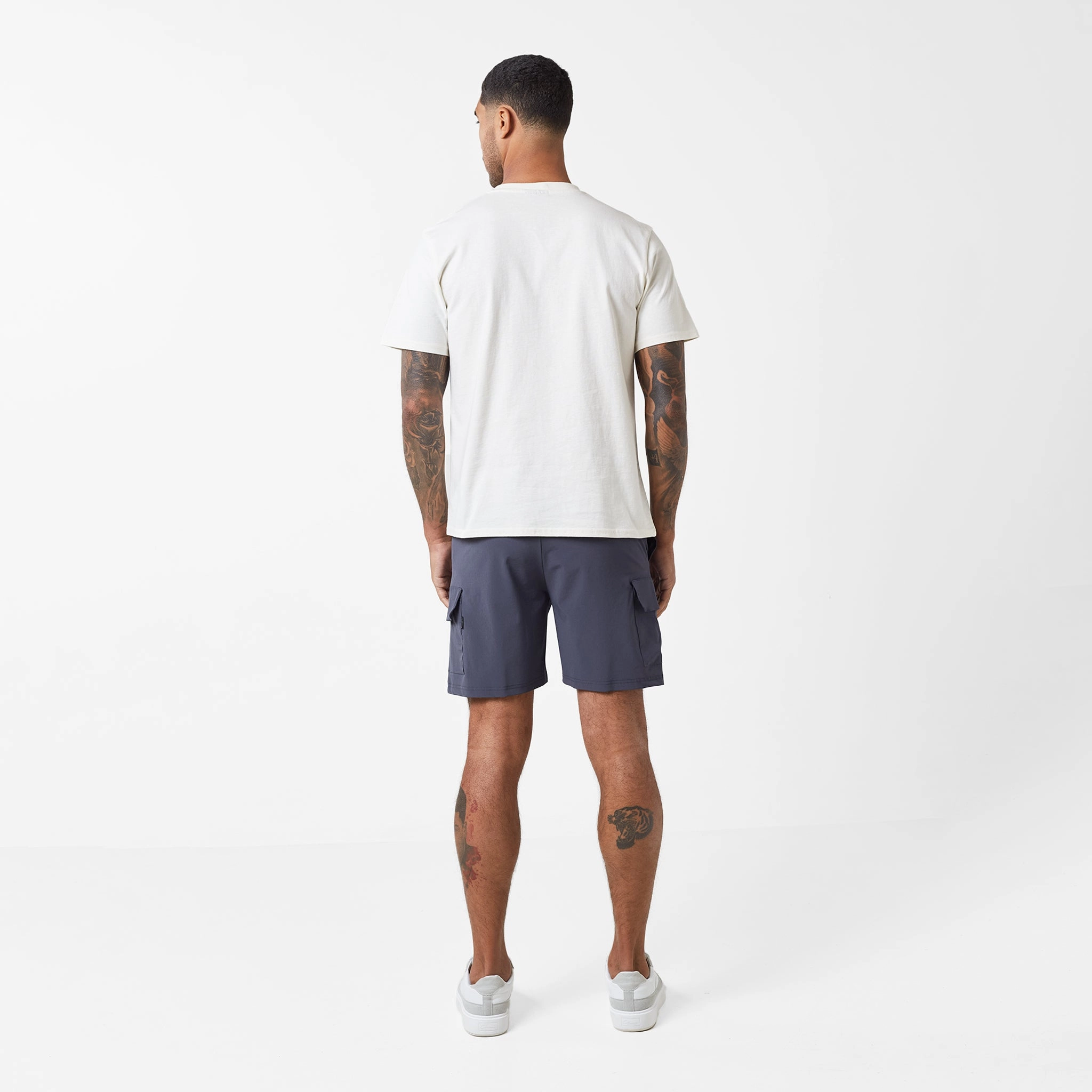 Tech Pocket Twinset | Off White Charcoal