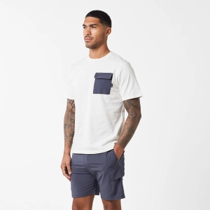 Tech Pocket Twinset | Off White Charcoal