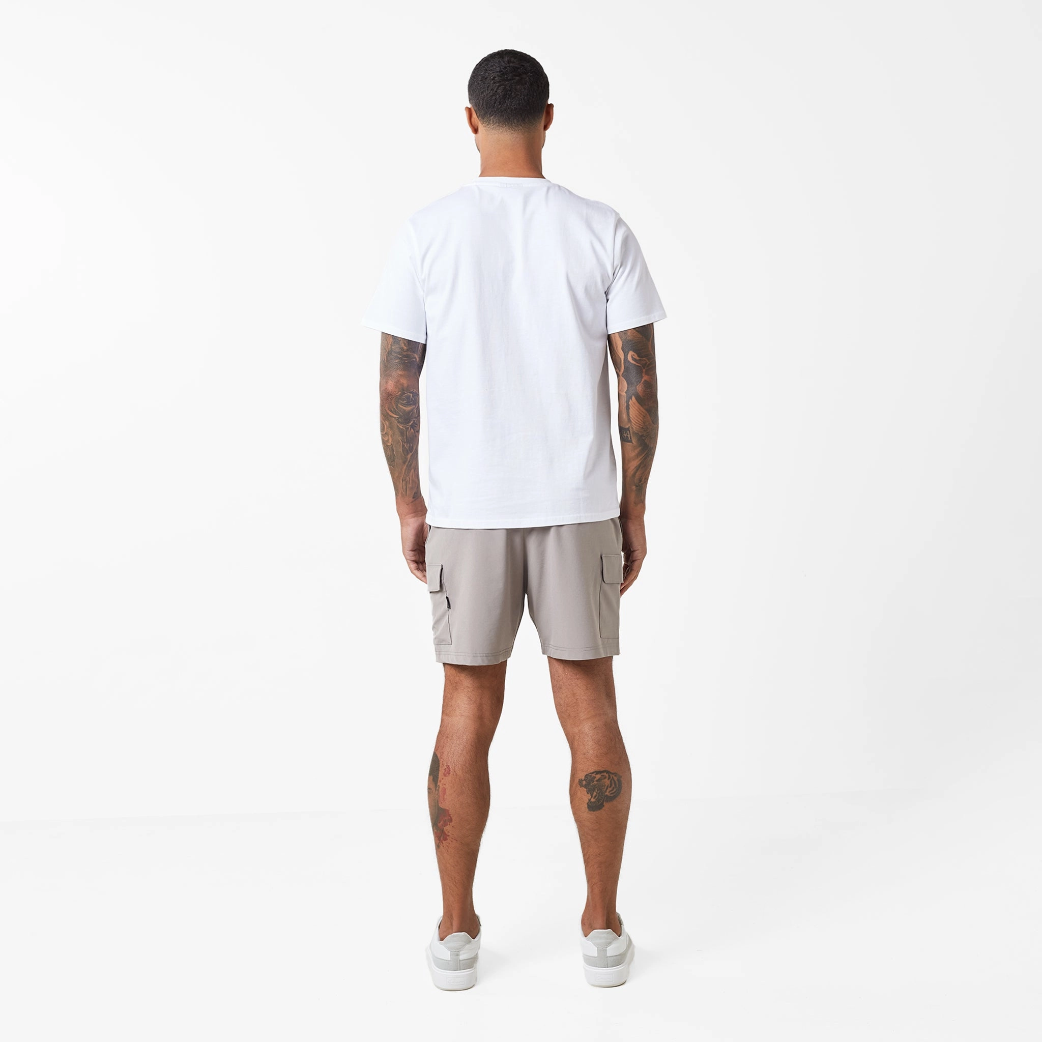 Tech Pocket Twinset | White Stone