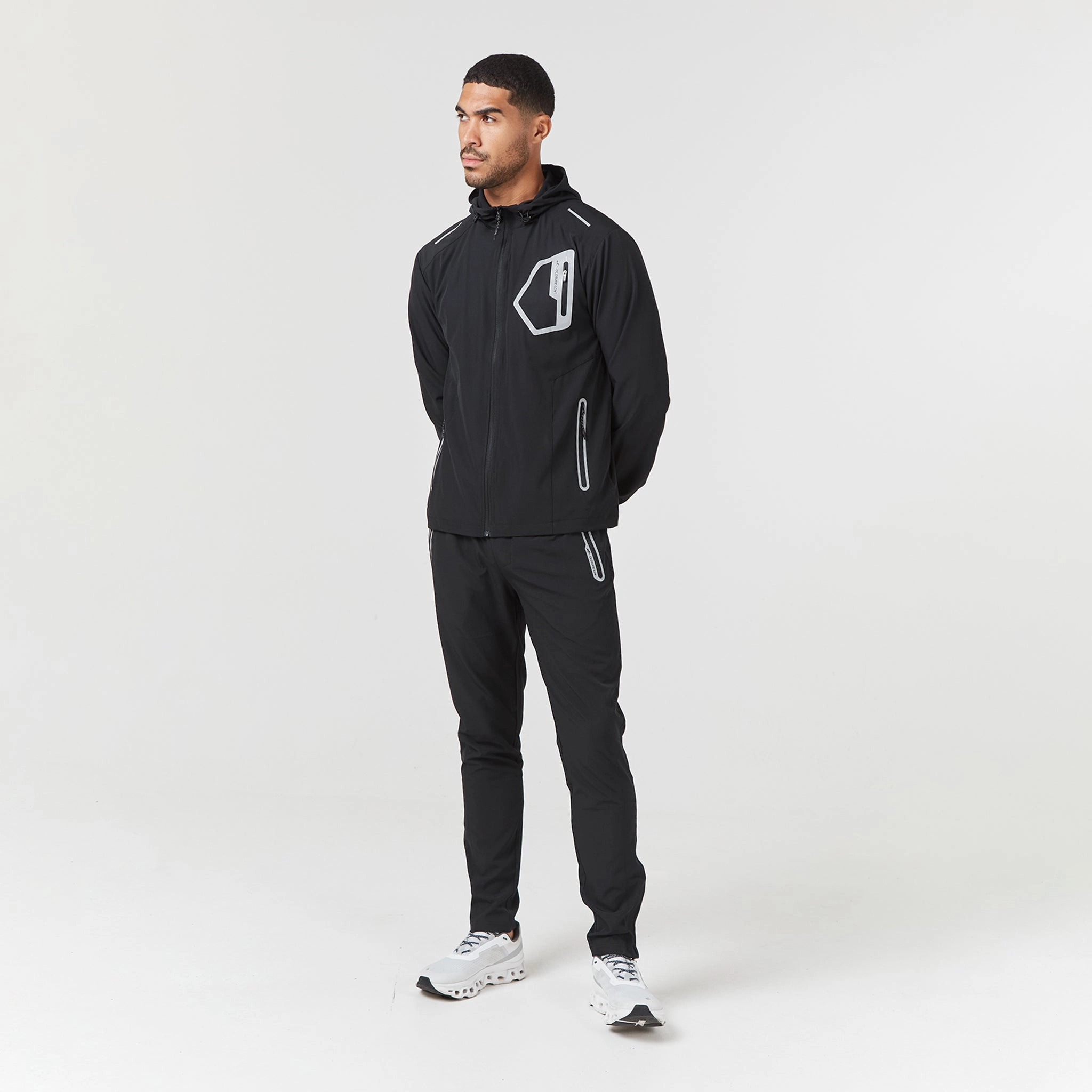 Tech Pocket Windbreaker | Black