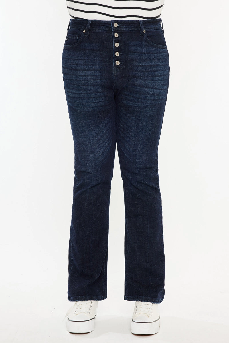 Teresa High Rise Bootcut Jeans (Plus Size)