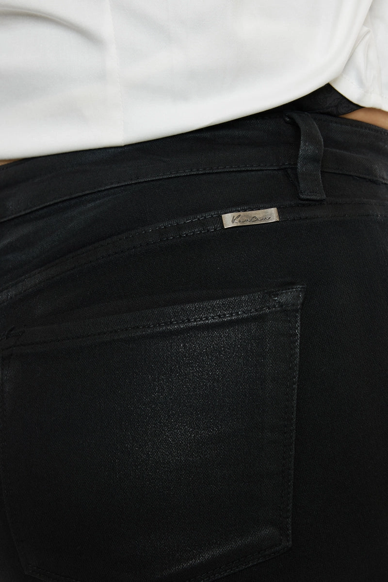 Teresa High Rise Coated Super Skinny Jeans (Plus Size)