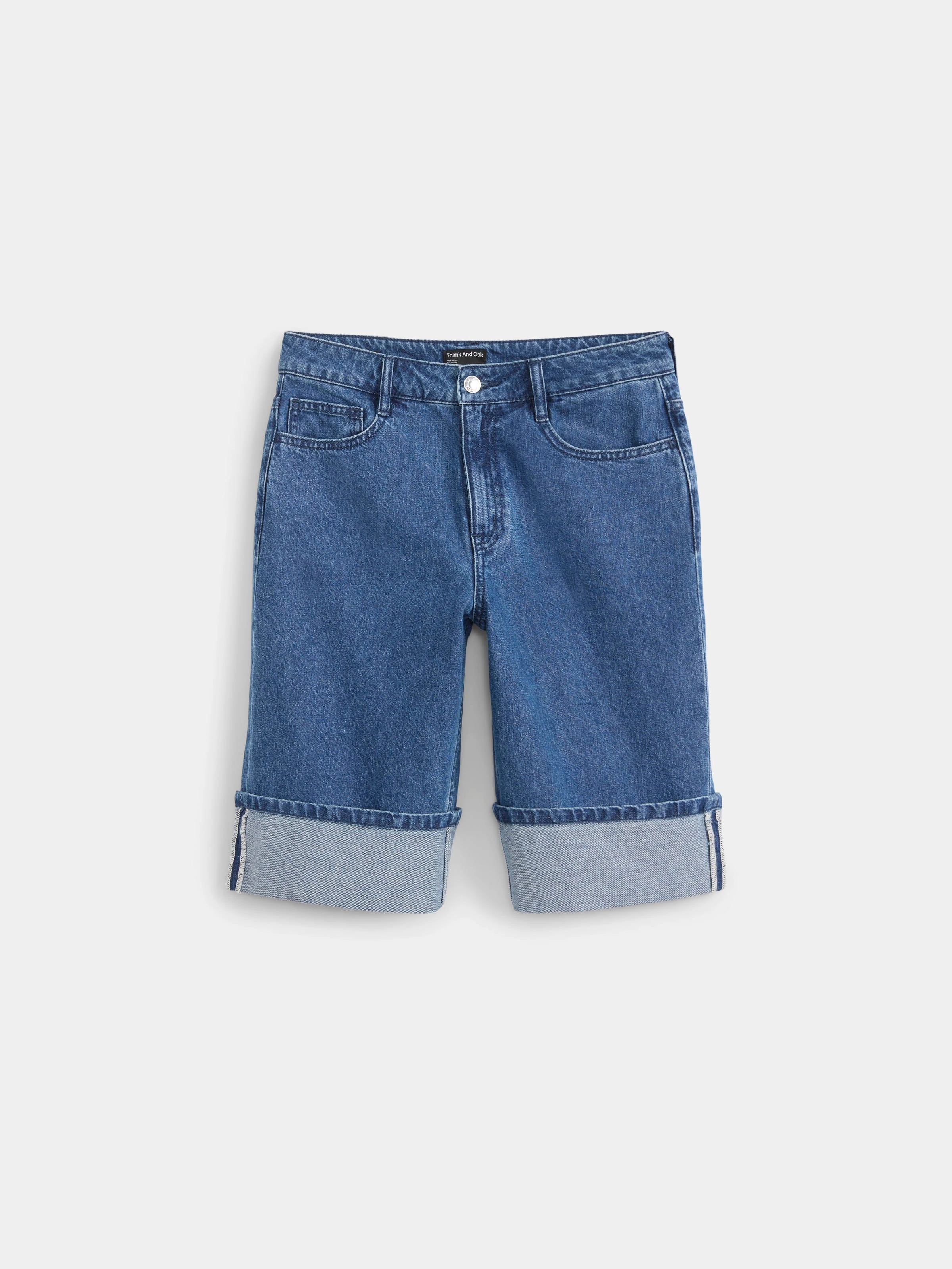 The Whitney Long Bermuda Short in Medium Blue