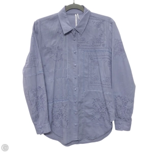 Top Long Sleeve By Anthropologie In Purple, Size: Xs