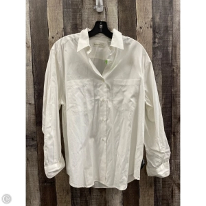 Top Long Sleeve By Banana Republic In White, Size: S