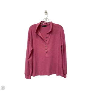 Top Long Sleeve By Clothes Mentor In Pink, Size: M