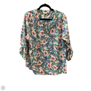 Top Long Sleeve By Coral Bay In Multi-colored, Size: Xl