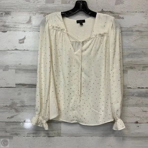 Top Long Sleeve By Current Air In Cream, Size: Xs
