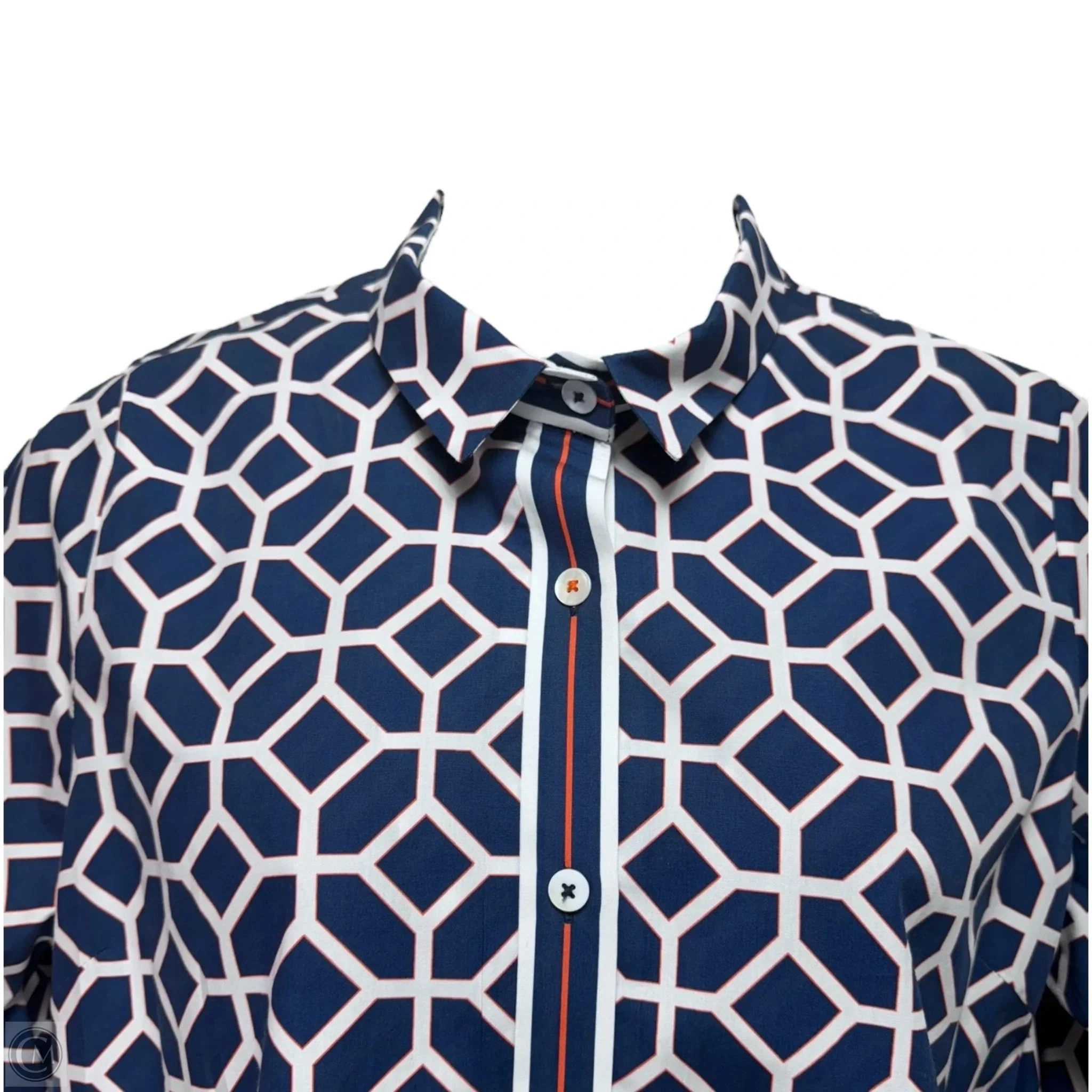 Top Long Sleeve By Gretchen Scott In Blue, Size: XL