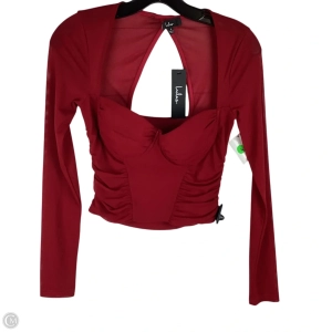 Top Long Sleeve By Lulus In Red, Size: S
