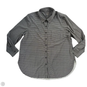 Top Long Sleeve By Lysse In Black & White, Size: 2x