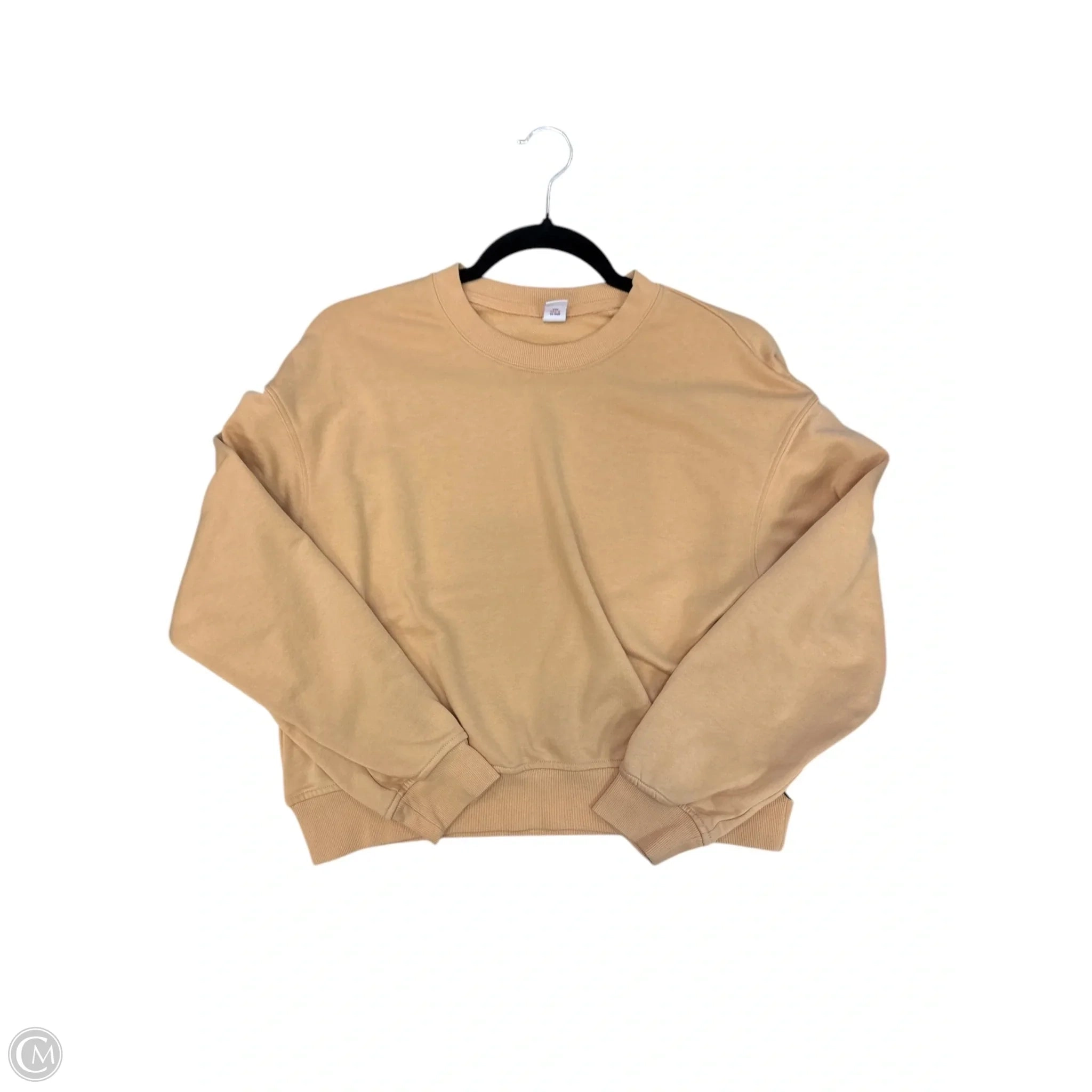 Top Long Sleeve By Old Navy In Cream, Size: S