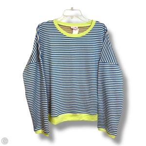Top Long Sleeve By Pink Lily In Striped Pattern, Size: L