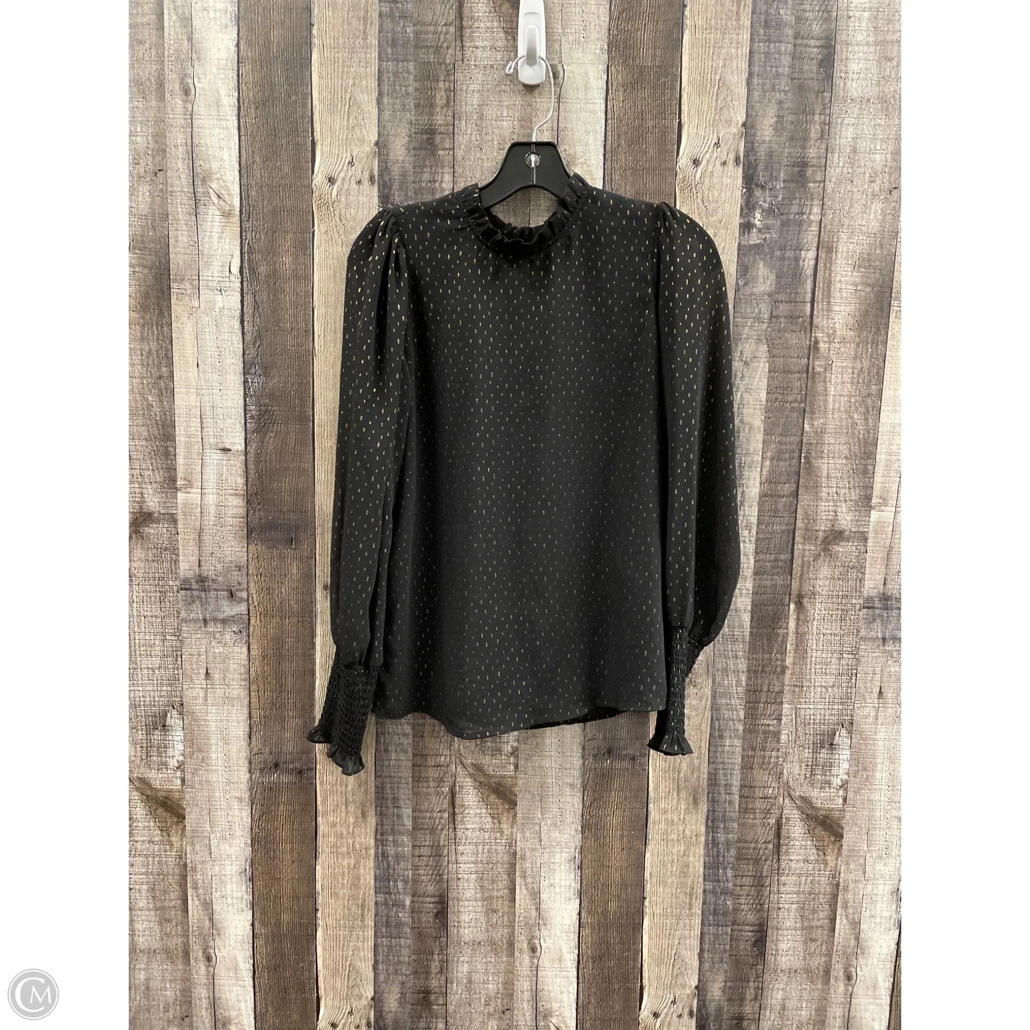 Top Long Sleeve By Rachel Zoe In Black, Size: S