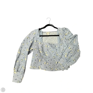 Top Long Sleeve By Rachel Zoe In Blue, Size: Xl