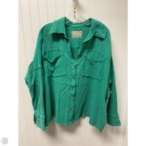 Top Long Sleeve By We The Free In Green, Size: S
