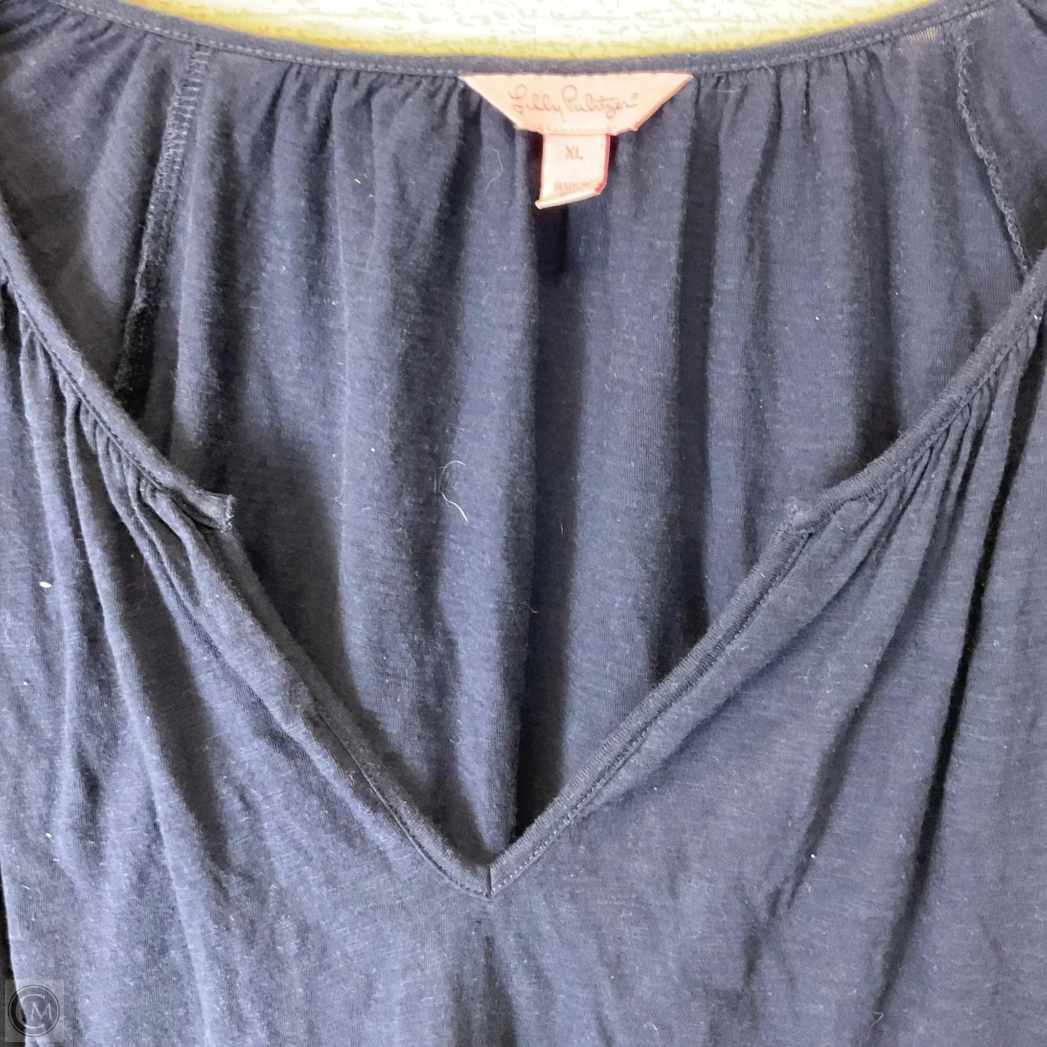 Top Long Sleeve Designer By Lilly Pulitzer In Navy, Size: Xl