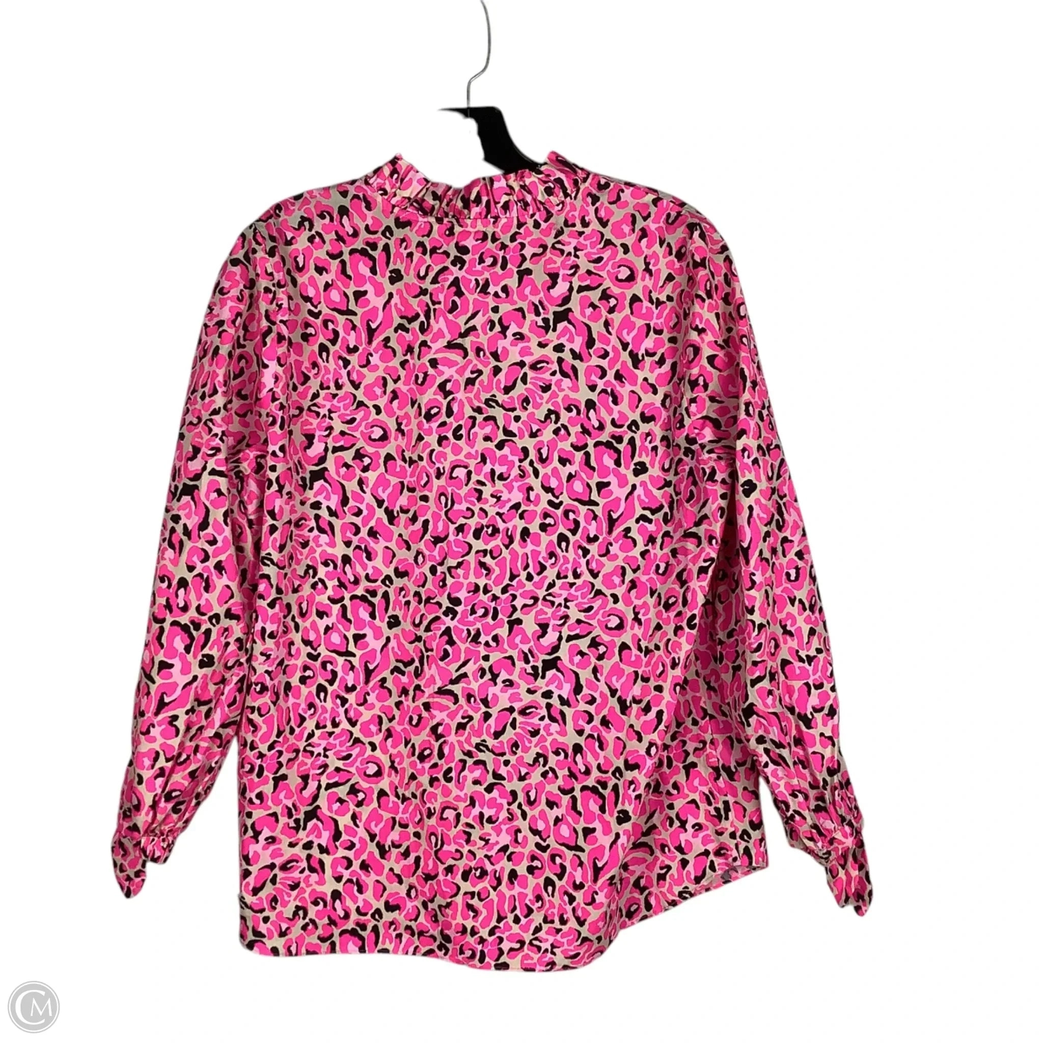 Top Long Sleeve Designer By Lilly Pulitzer In Pink, Size: M