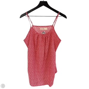 Top Sleeveless Basic By Faded Glory In Red, Size: L