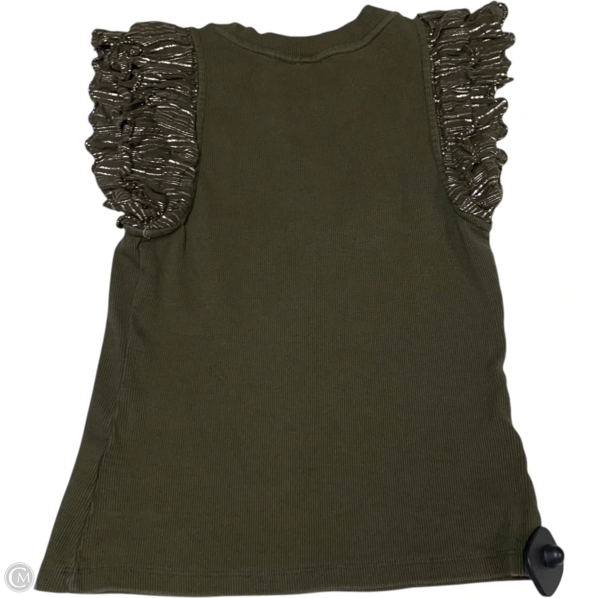 Top Sleeveless By Anthropologie In Grey, Size: S