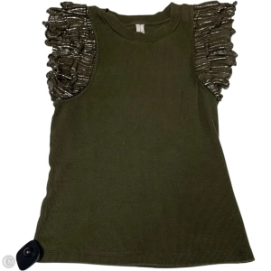 Top Sleeveless By Anthropologie In Grey, Size: S