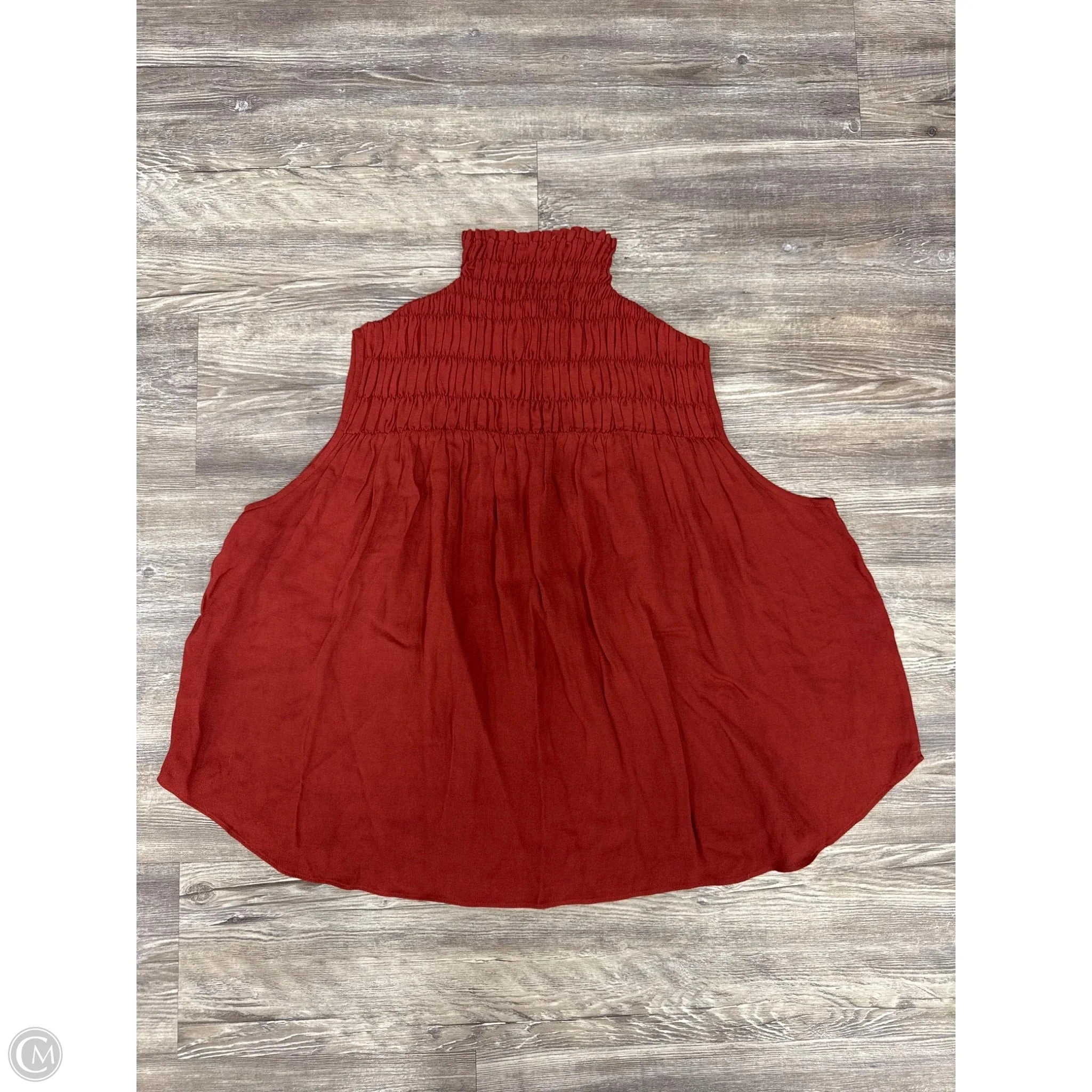 Top Sleeveless By Frame In Orange, Size: Xs