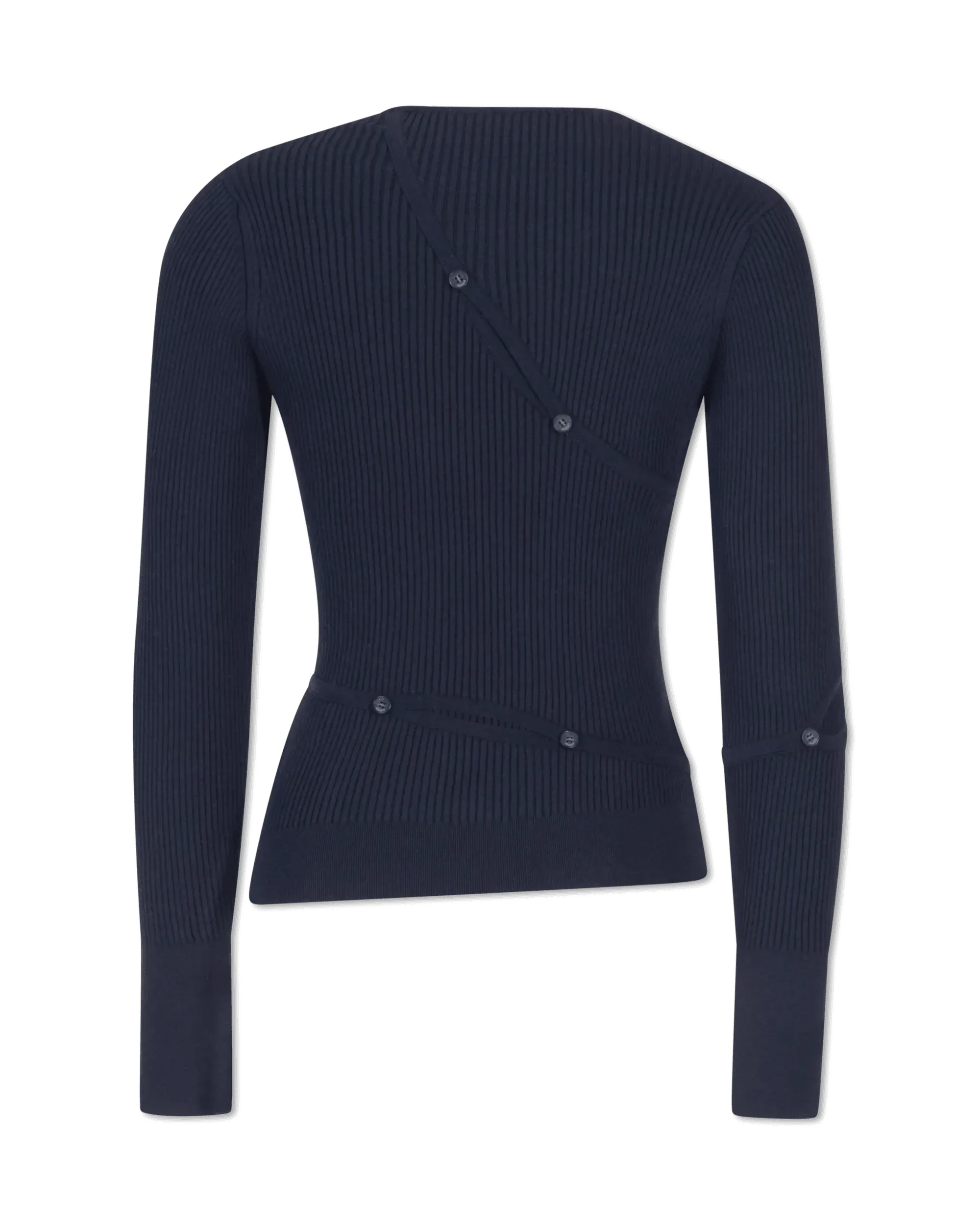 Tordu Cut-Out Ribbed Sweater