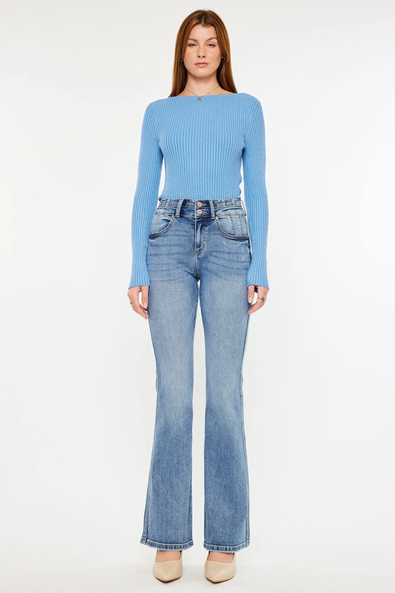 Trina High Rise Flare Jeans