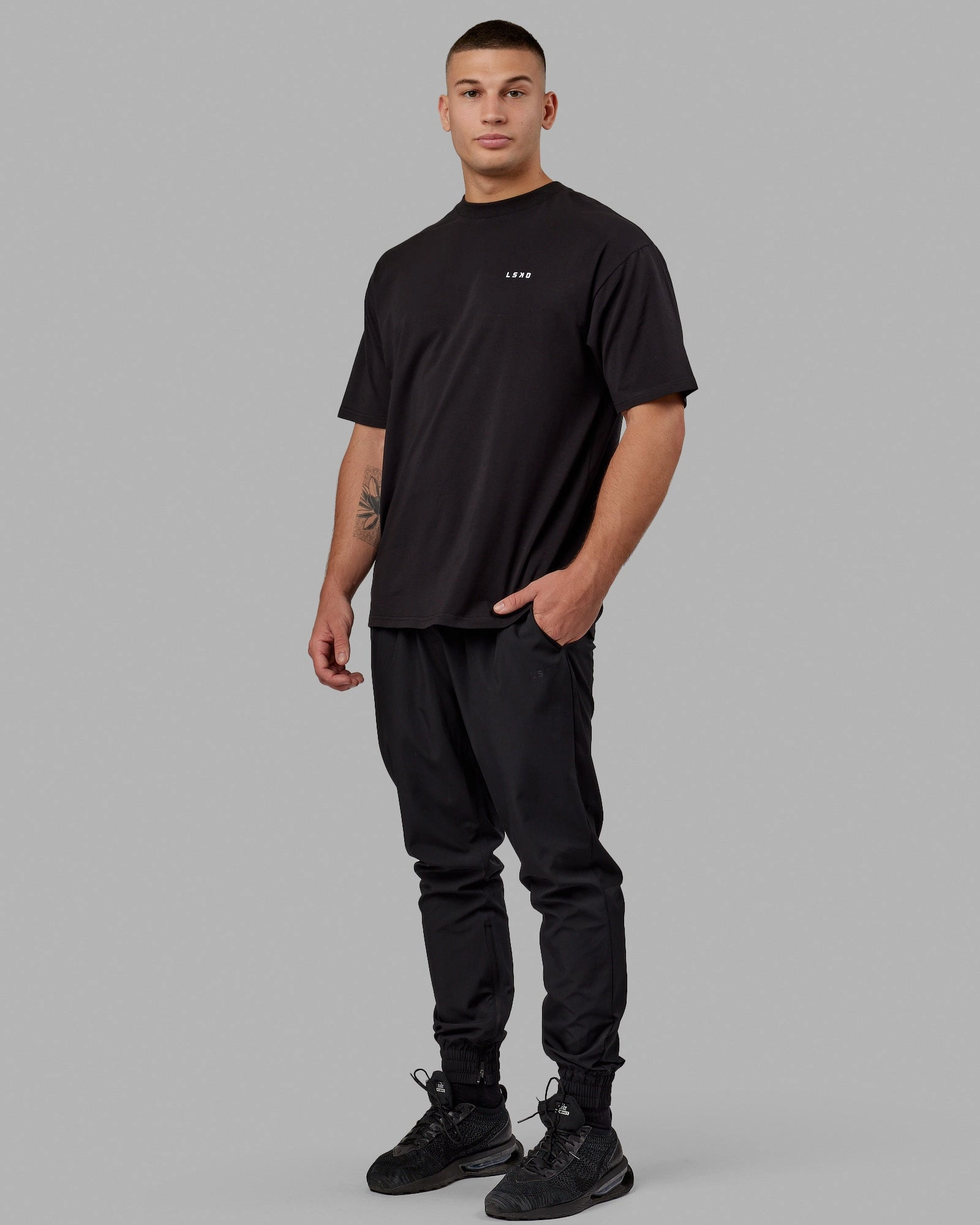 Unisex VS5 FLXCotton Tee Oversize - Black-White