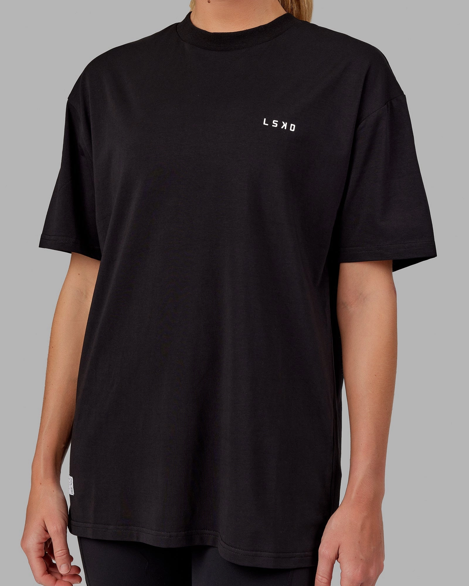 Unisex VS5 FLXCotton Tee Oversize - Black-White