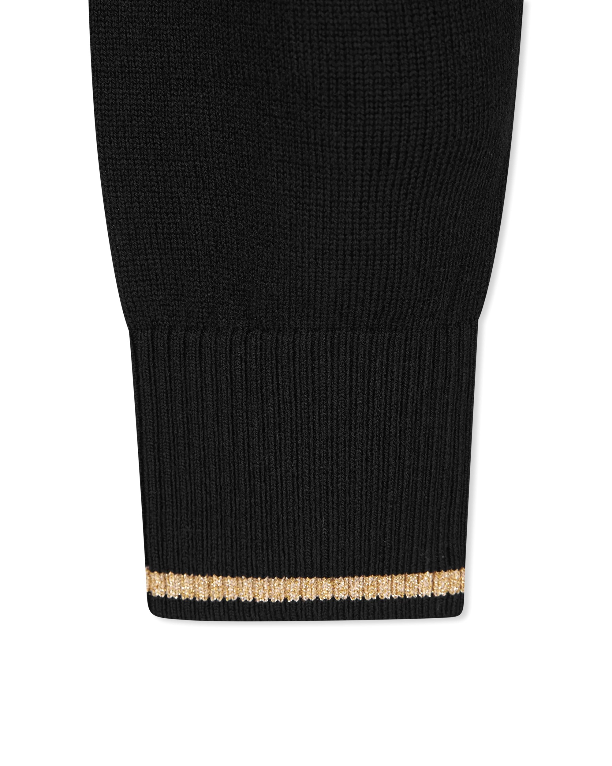 V-Emblem Wool Sweater