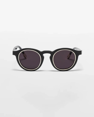 VANTA Serpens Sunglasses - Gloss Black & Gold Metal