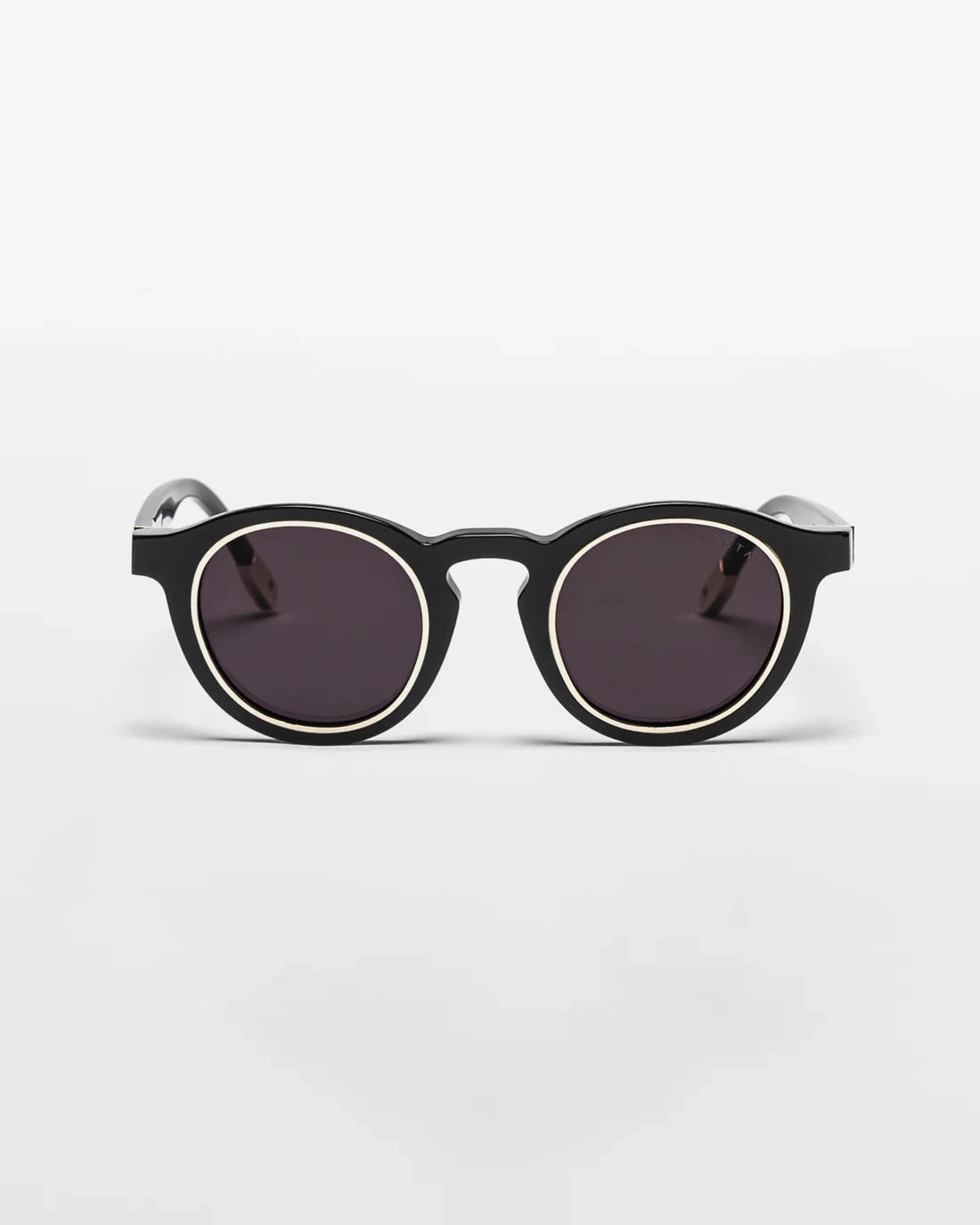 VANTA Serpens Sunglasses - Gloss Black & Gold Metal
