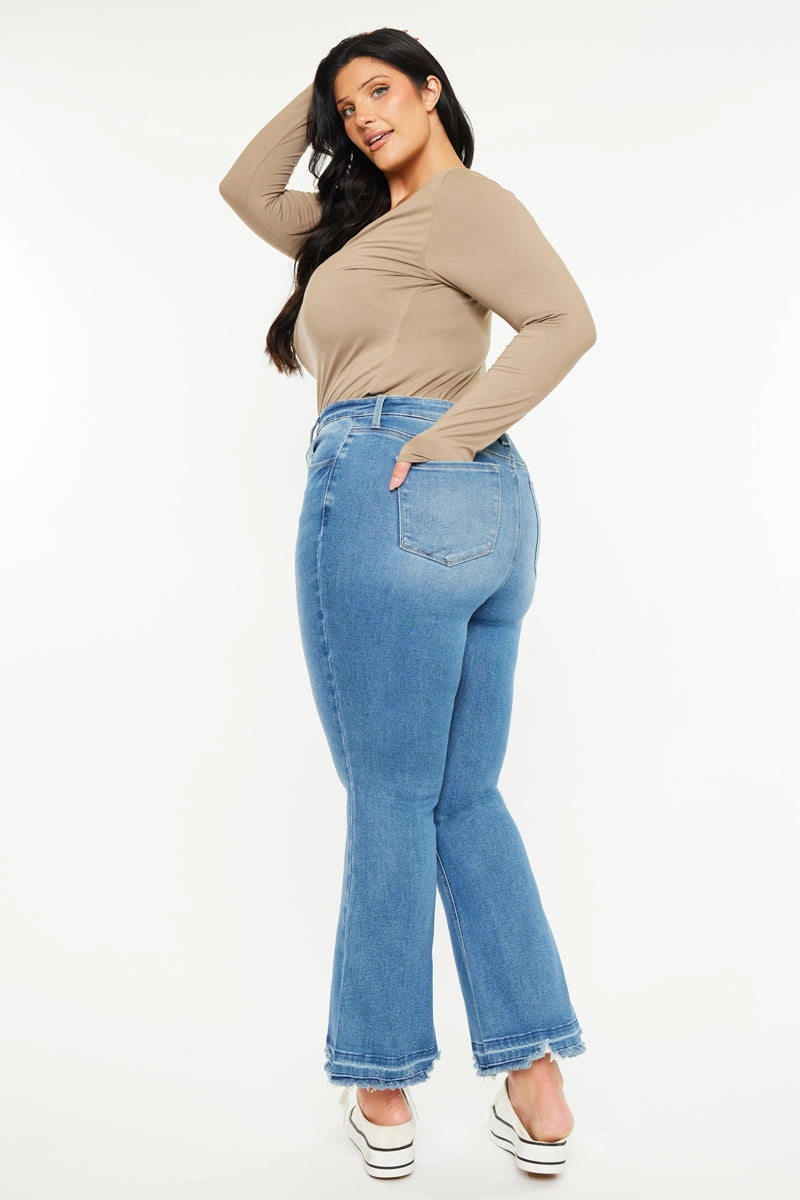 Vera Essentials High Rise Crop Bootcut (Plus Size)