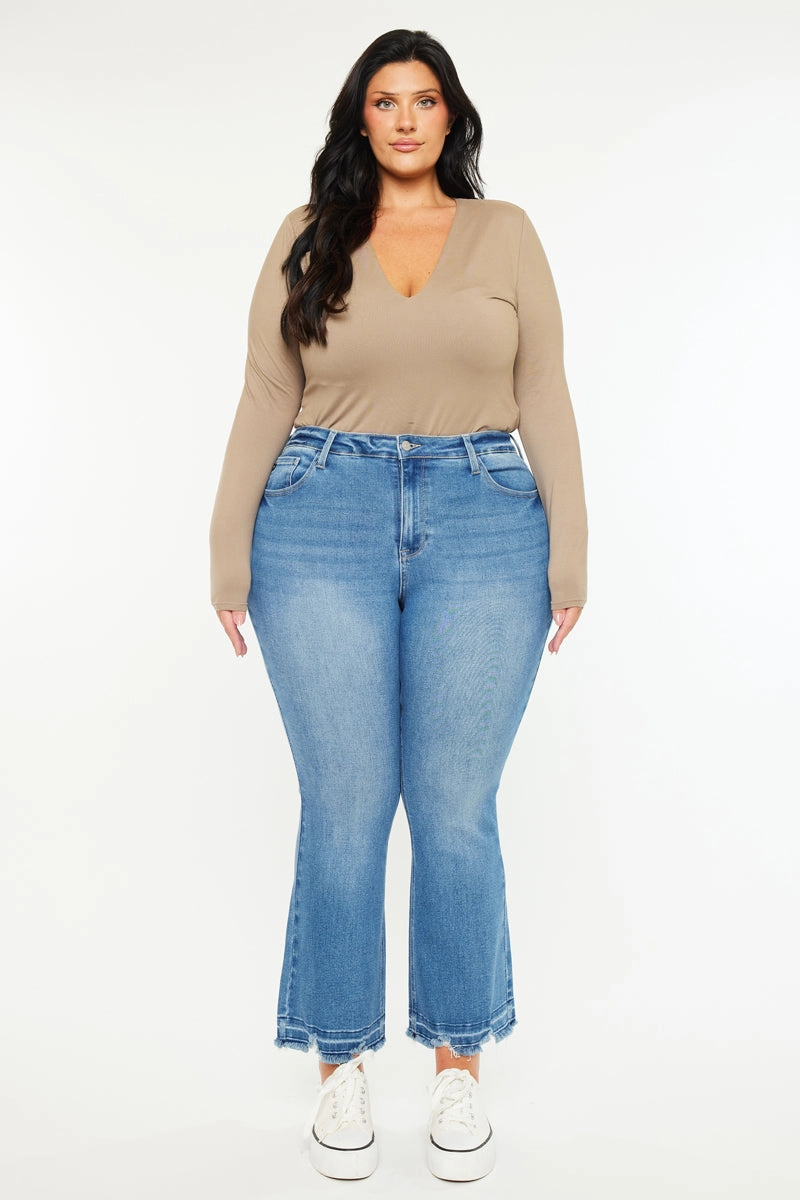 Vera Essentials High Rise Crop Bootcut (Plus Size)