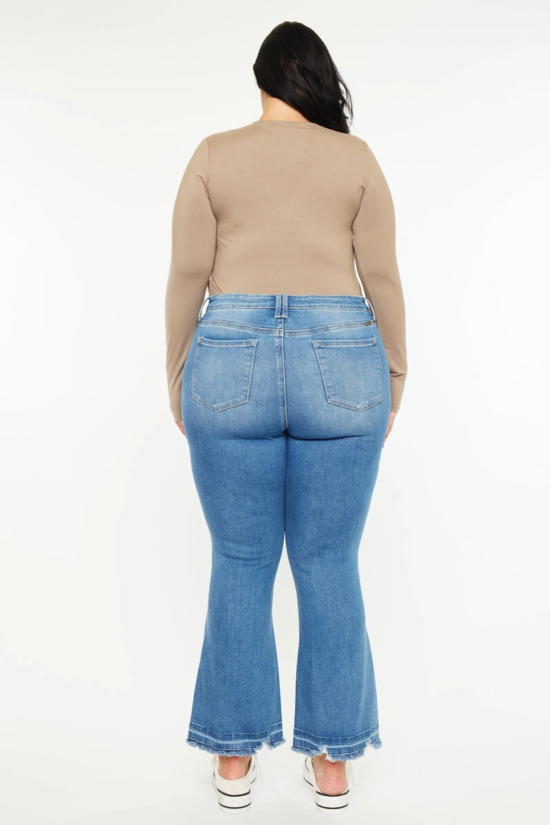 Vera Essentials High Rise Crop Bootcut (Plus Size)