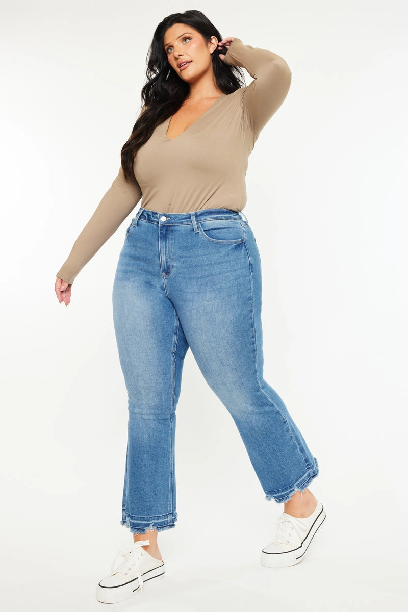 Vera Essentials High Rise Crop Bootcut (Plus Size)