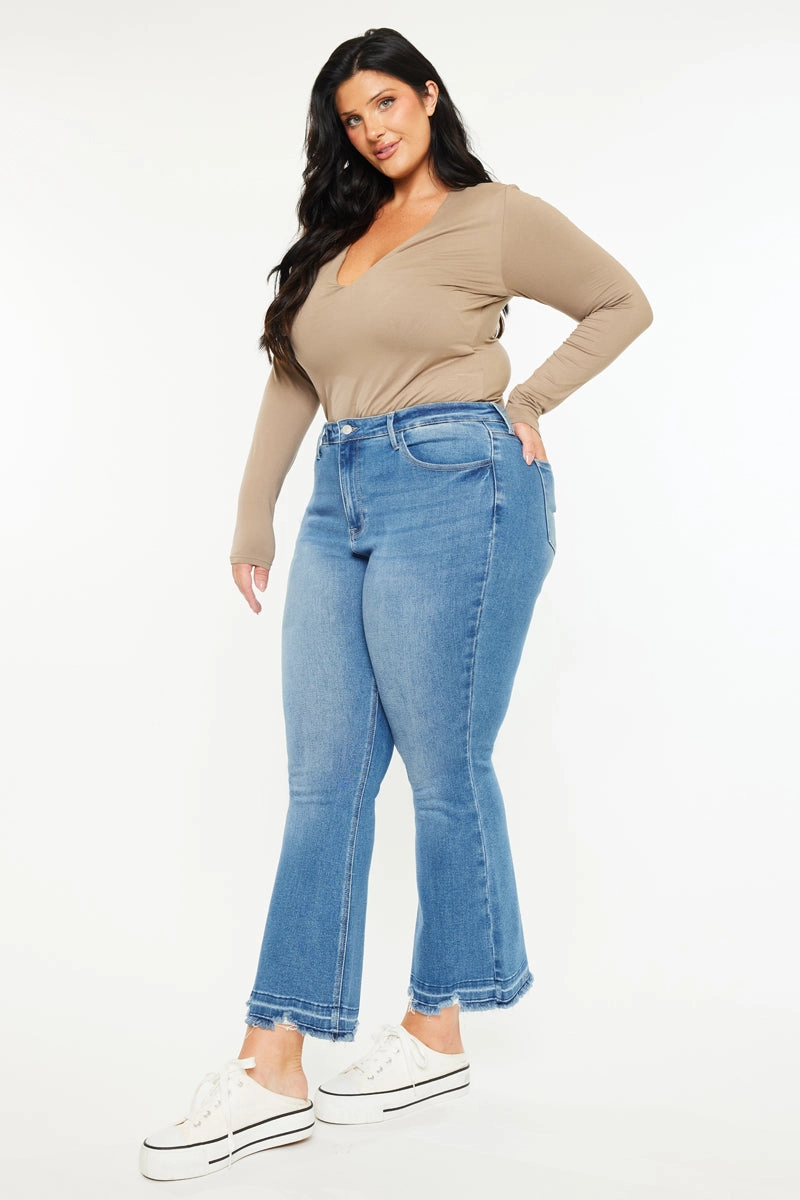 Vera Essentials High Rise Crop Bootcut (Plus Size)