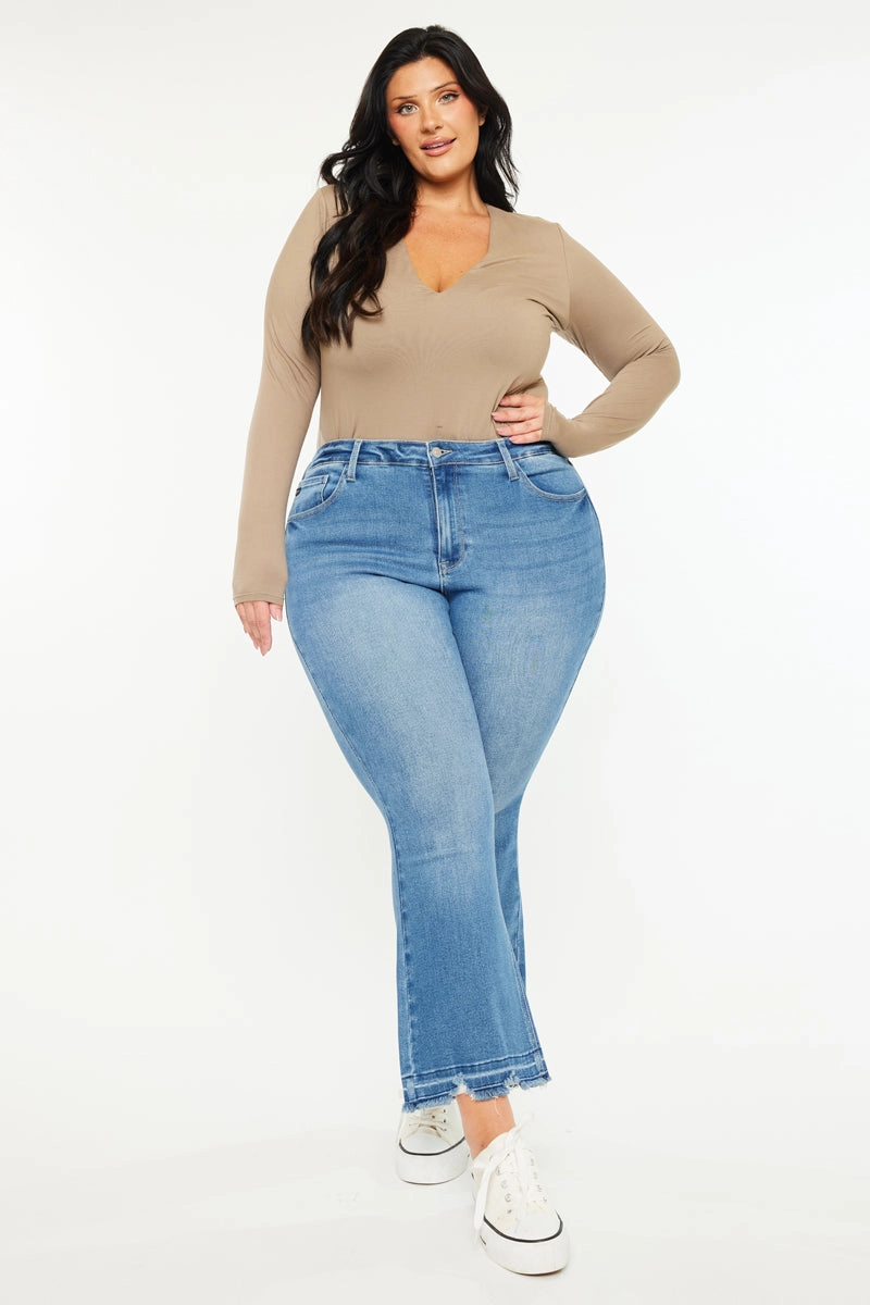 Vera Essentials High Rise Crop Bootcut (Plus Size)