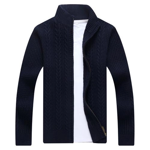 West Louis™ Autumn Whiter Knitwear Zipper Sweater